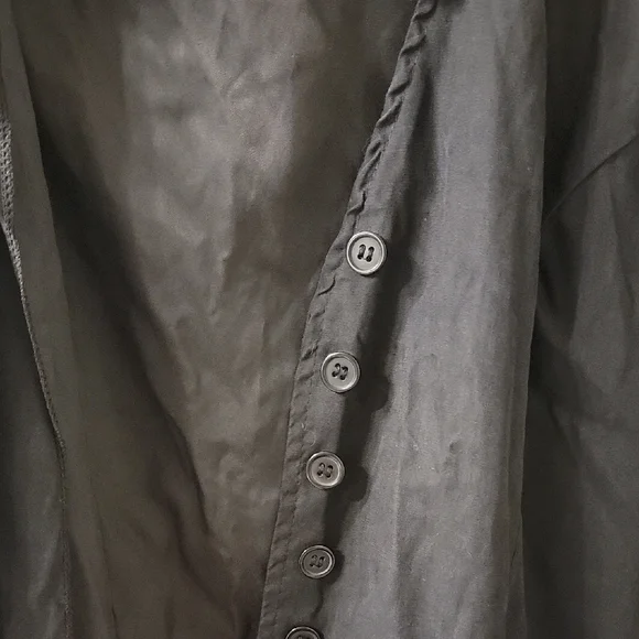 Gothic Hooded Black Halloween Cape - Picture 5 of 5